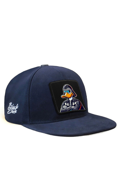 BlackBörk Hip Hop Kids Duckside Logolu Lacivert Çocuk Beyzbol Şapka