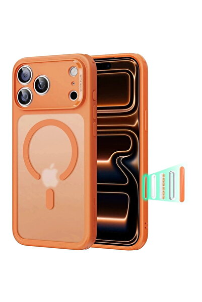 ESR Husă pentru iPhone 17 Pro Max - Classic Hybrid HaloLock - Portocaliu Mat