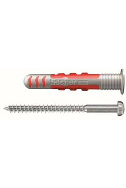 Fischer Diblu DuoSeal 6x38 S PH TX A2 (gri deschis/roșu, 50 bucăți, cu șurubu...