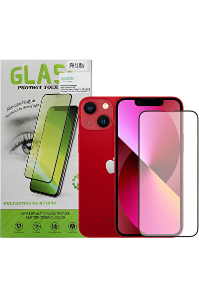 Spacer FOLIE STICLA pentru Iphone 13 Mini, grosime 0.3mm, acoperire totala ec...