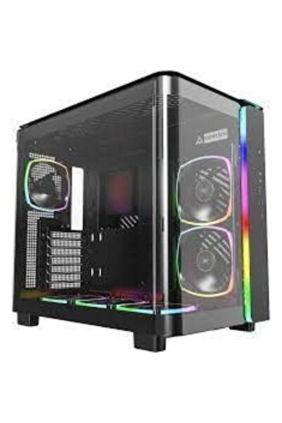 MONTECH Carcasa KING 95 PRO Midi-Tower, Tempered Glass, ARGB, Fara sursa, Negru