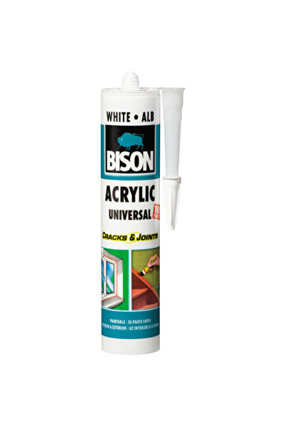 Bison Acrylic negru 300ml
