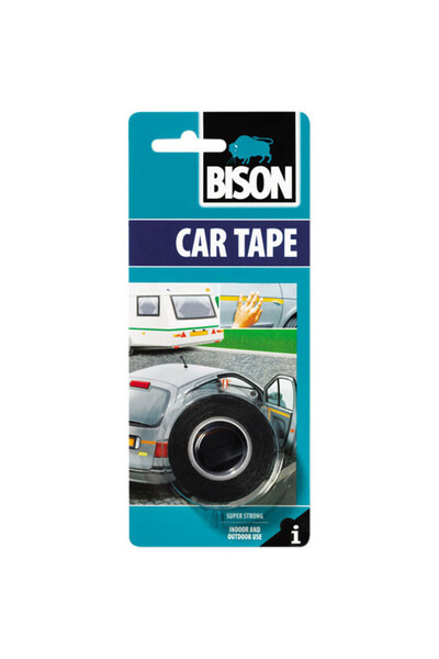 Bison Banda dublu adeziva auto 1,5mx19mm negru