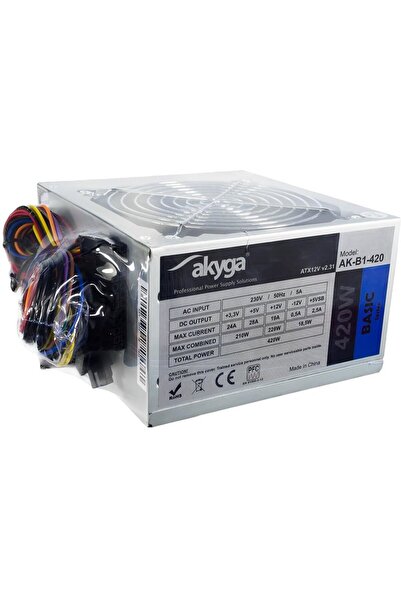 Akyga Sursă de alimentare ATX de bază 420W AK-B1-420 Ventilator 12cm P4 3xSATA