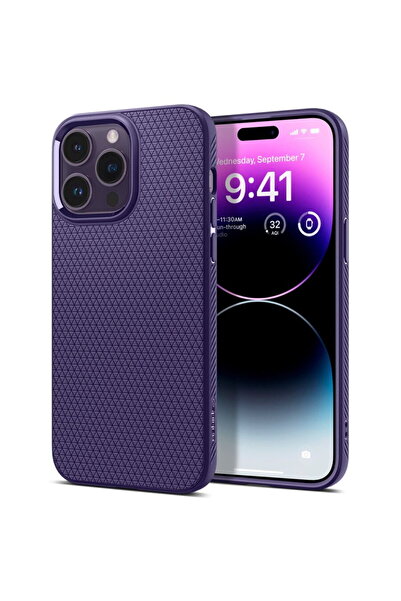 Spigen Husa TPU Liquid Air pentru Apple iPhone 14 Pro, Mov ACS05578