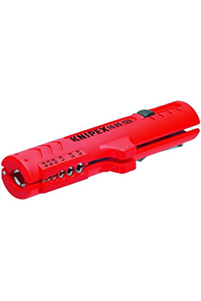 Knipex 1685125 SB Albastru, Roșu dezizolator de cabluri, Unealtă de dezizolar...
