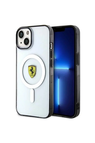 Ferrari FEHMP14MURKT iPhone 14 Plus 6.7 " carcasă rigidă transparentă Outline...