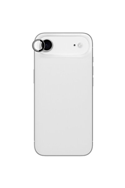 Amazingthing Sticlă lentilă pentru iPhone 17 Air cu ramă de aluminiu neagră