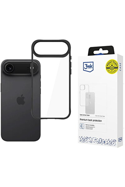 3MK iPhone 17 Air - Husă Satin Armor+ - Negru