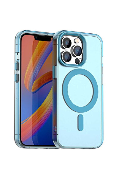 Techsuit Husă pentru iPhone 13 Pro Max - CandyCase MagSafe - Albastru