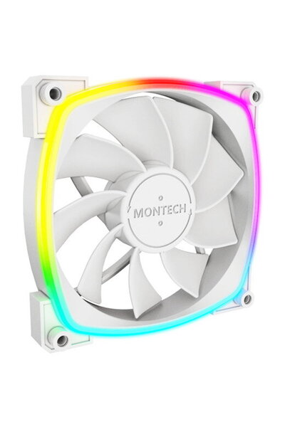 MONTECH RX120 PWM W, 1 ventilator de 120 mm, 1600 rpm, Alb