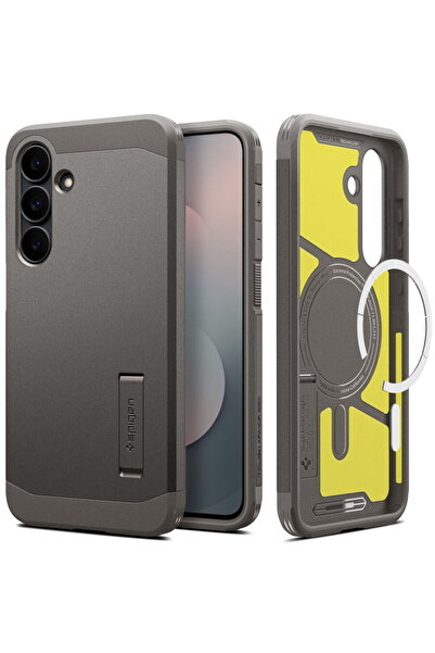 Spigen Husa pentru Samsung Galaxy S25 FE - Tough Armor MagSafe - Gunmetal
