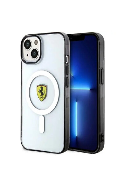 Ferrari FEHMP14SURKT iPhone 14 6.1 " carcasă rigidă transparentă Outline Magsafe