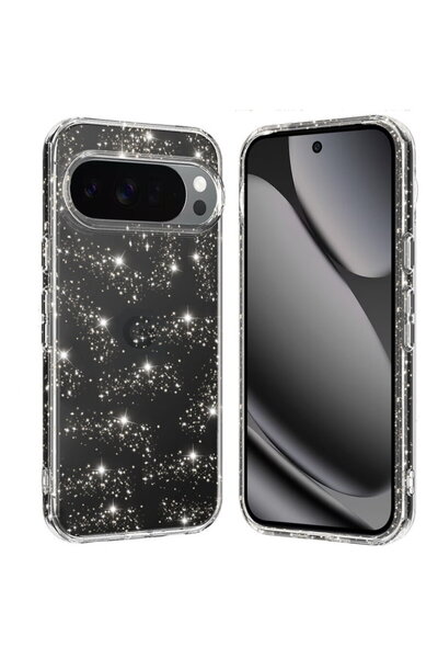 Techsuit Husa pentru Google Pixel 10 Pro XL - SparkleSkin Series - Clear