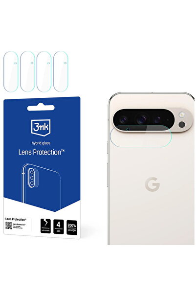 3MK Folie pentru Google Pixel 9 Pro XL (set 4) - Protecție lentile - Transpar...