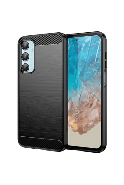 Techsuit Husă pentru Samsung Galaxy M35 - Silicon Carbon - Negru