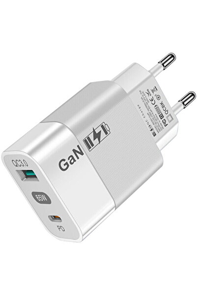 Techsuit CHPD131 USB, USB Tip-C GaN 65W Alb