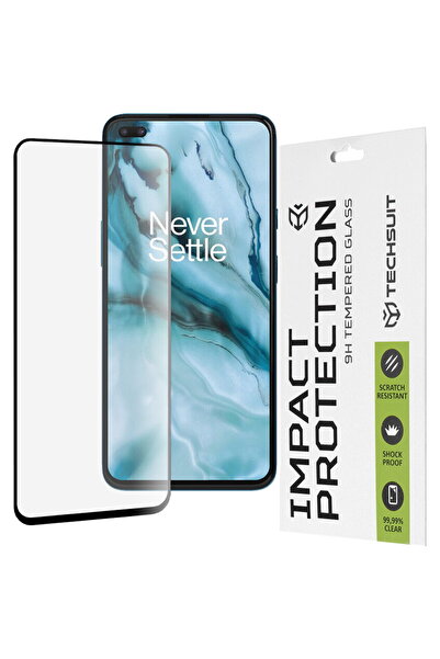 Techsuit Husa pentru OnePlus Nord 5G - 111D Full Cover / Full Glue Glass - Negru