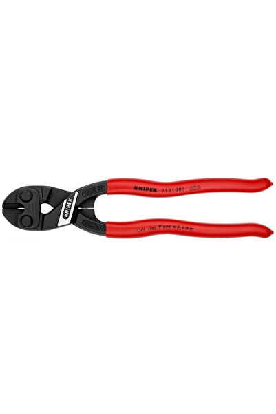 Knipex Clește de tăiat compact CoBolt 71 31 200, clește de tăiat (roșu, lungi...