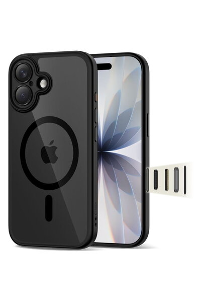 Tech-Protect Magpeak MagSafe CC Θήκη για iPhone 17, με διάφανη πλάτη, συμβατή...