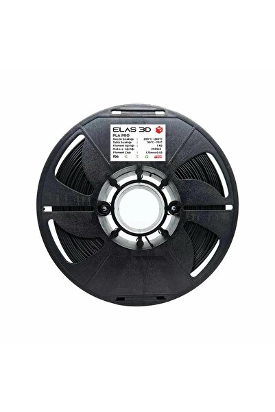 ELAS3D Elas 3D Siyah PLA Pro Filament - 1.75mm - 1 Kg