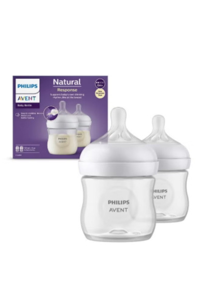 Philips Avent طقم فلفل مكون من قطعتين من البولي بروبيلين ذو الاستجابة الطبيعي...