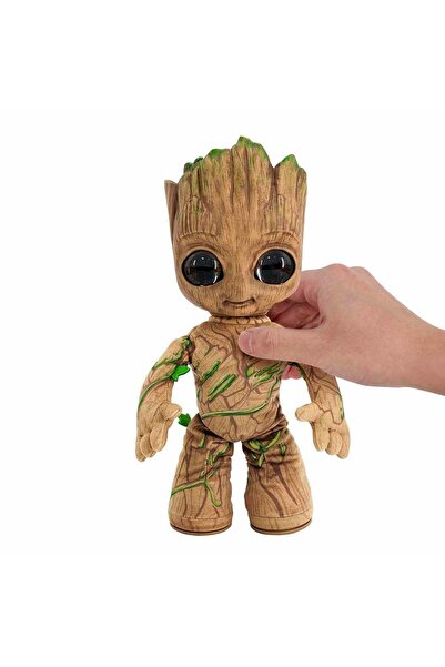 mattel Marvel I Am Groot Groovin Groot Sesli ve Hareketli Peluş HJM23