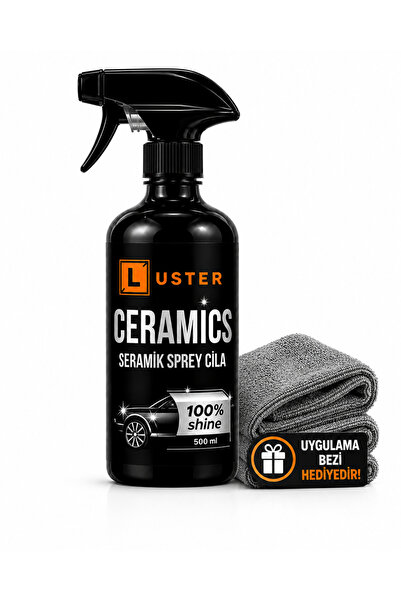 Luster Hızlı Cila Seramik Katkılı Parlak Su itici Boya Koruma Caramıcs 500ml