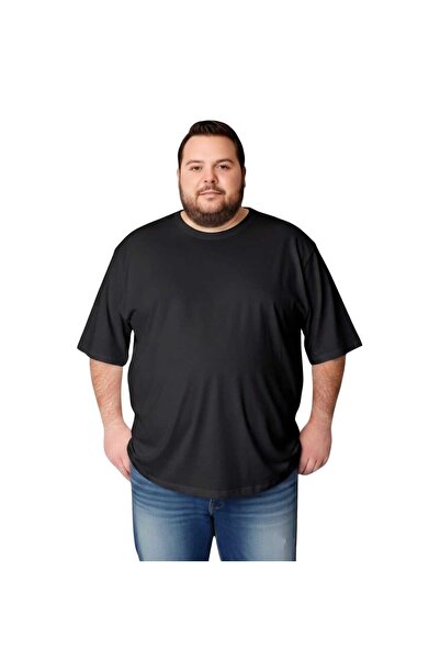 sngl Erkek Büyük Beden Oversize Kısa Kollu T-shirt 3xl 4xl 5xl 6xl 7xl 8xl 9x...