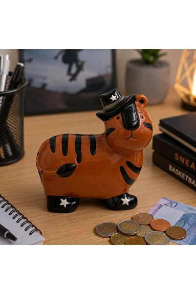 Gift Design Pușculiță ceramică elegantă, model tigru