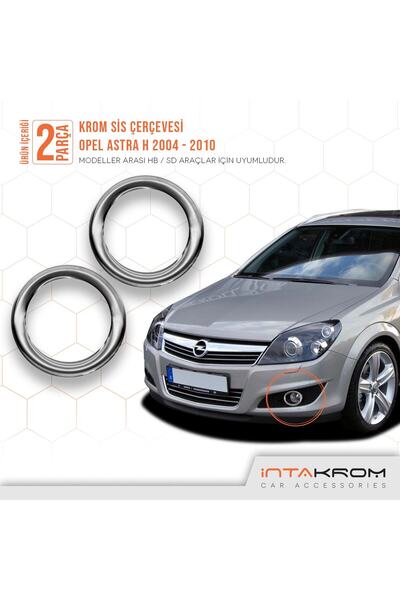 İntachrom Opel Astra H Krom Sis Çerçevesi 2 Parça 2004 - 2010 / Hb - Sd