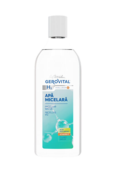 GEROVITAL APA MICELARA 400ML ACID HIALURON H3 VITAMINA C