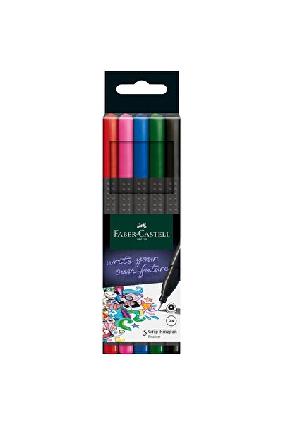 Faber Castell Faber Grıp Finepen Klasik 5'Li