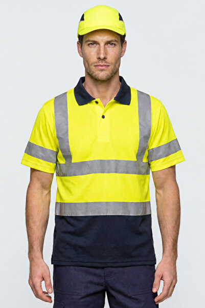 İŞMONT Reflective Polo Collar T-Shirt Interlock