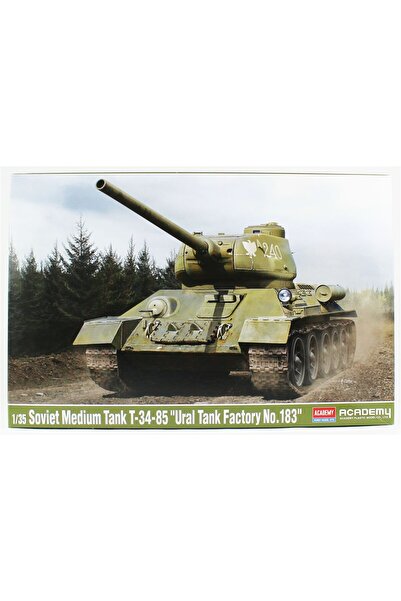 Academy 13554 1/35 Soviet Medium T-34-85 (Ural Tank Factory No. 183) Tank, Pl...