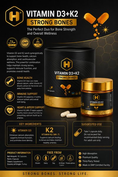 h harmony green village Vitamin D3 K2 Strong Bones
