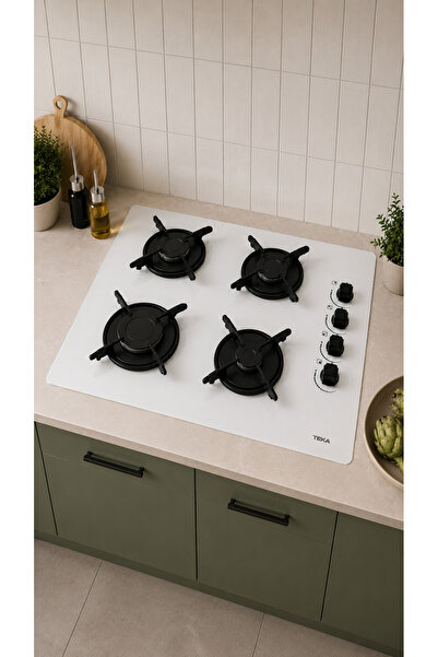 Teka GBE WH 60cm CAM ANKASTRE OCAK BEYAZ (112580051)