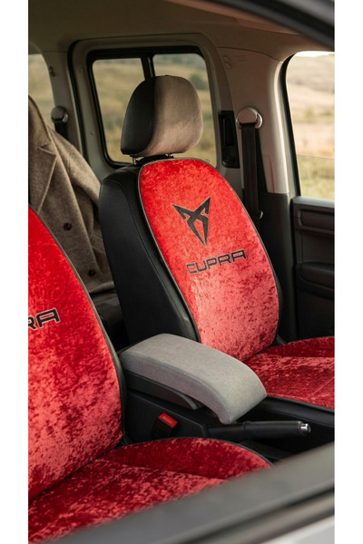 AutoKılıf Oto Koltuk Kılıfı Ön 2li Set - Airbag Uyumlu Süngerli Dijital Baskı...