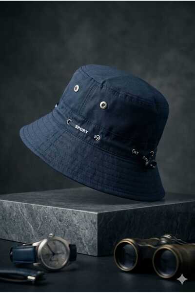 WOHOME Sportski unisex šešir sa napisom "Fisherman Bucket"