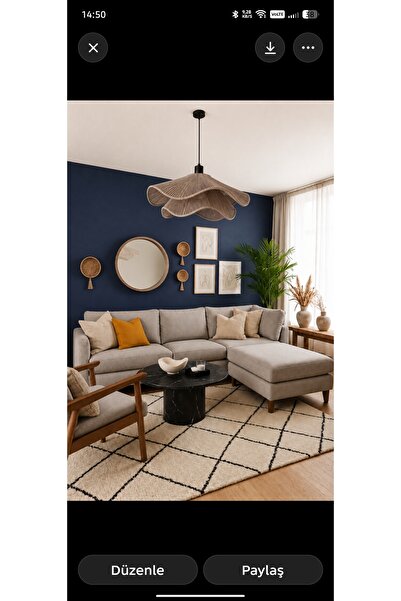 Naturesha Bohem Makrome Avize, Rustik Avize, Salon Avize, Yatak odası Avize, ...