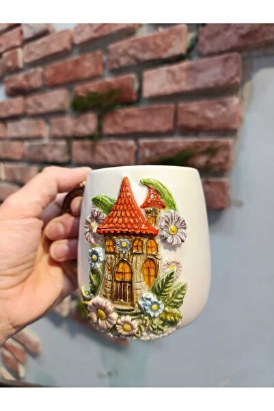 BBL Bonita Bon Luxe Handmade 3D Embossed Ceramic Mug |   Fantastic Fairy Tale...