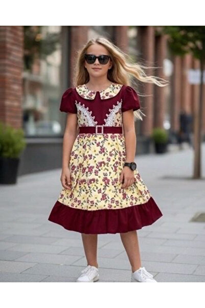 GENERAL Girls' floral print dress, sizes 7-10 years