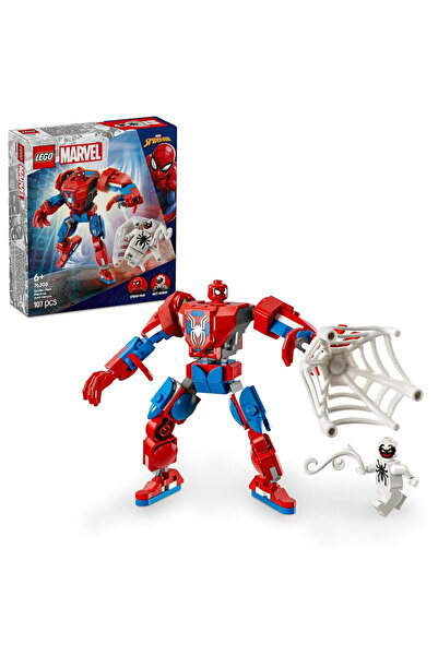 LEGO Marvel Spider‑Man Mech vs. Anti‑Venom ™ – 107 piese, 6+ ani