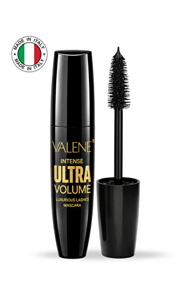 Valene Intense Ultra Volume Mascara, Blackest Black – Volumizing & Lengthenin...