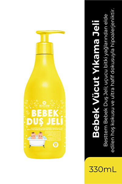 BESTTEM Baby Shower Gel – Non-Stinging, Herbal and Pure Cleansing |   330 ml