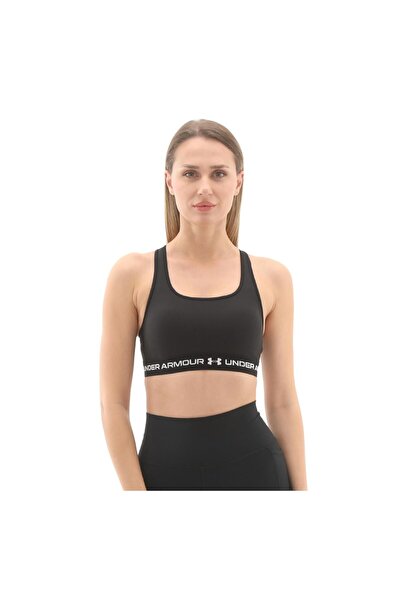 Under Armour A1361034-011 Crossback Mid Bra Women's B &amp; Uuml;Stiyer Black