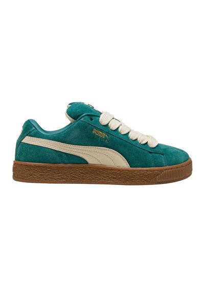 Puma 395205-82 حذاء رياضي رجالي من جلد الغزال مقاس XL باللون الأخضر