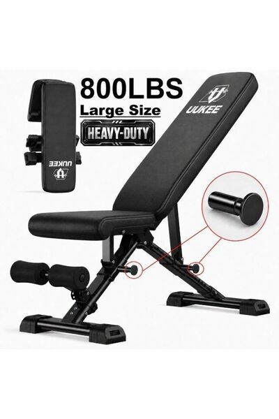 UUKEE Adjustable Weight Bench, 800LBS Weight Bench, Bench Gym, Home Gym Bench...