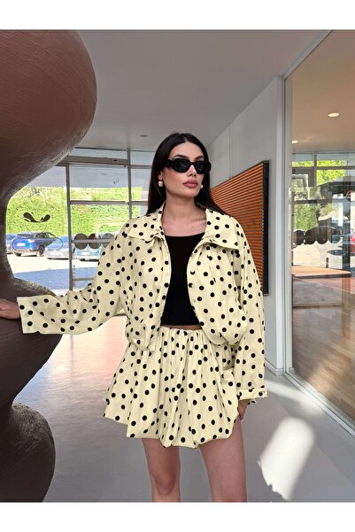 ESRAHELVACI Eh Collection Polka Dot Balloon Skirt Set
