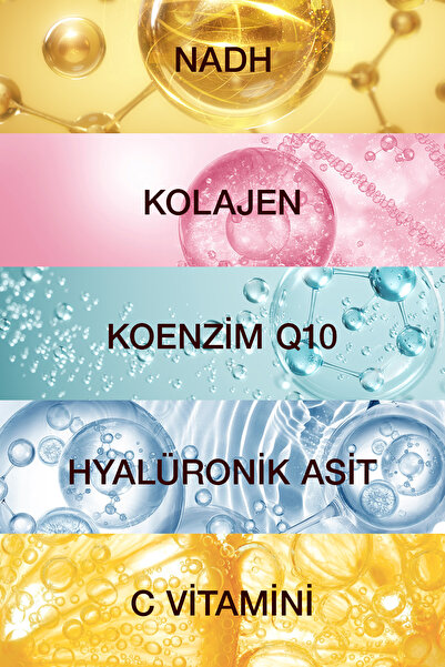Bioxcin Beauty Booster 60 Tablet - Kolajen Nicotinamide CoQ10 Glutatyon  Astaksantin Resveratrol Hya Asit.